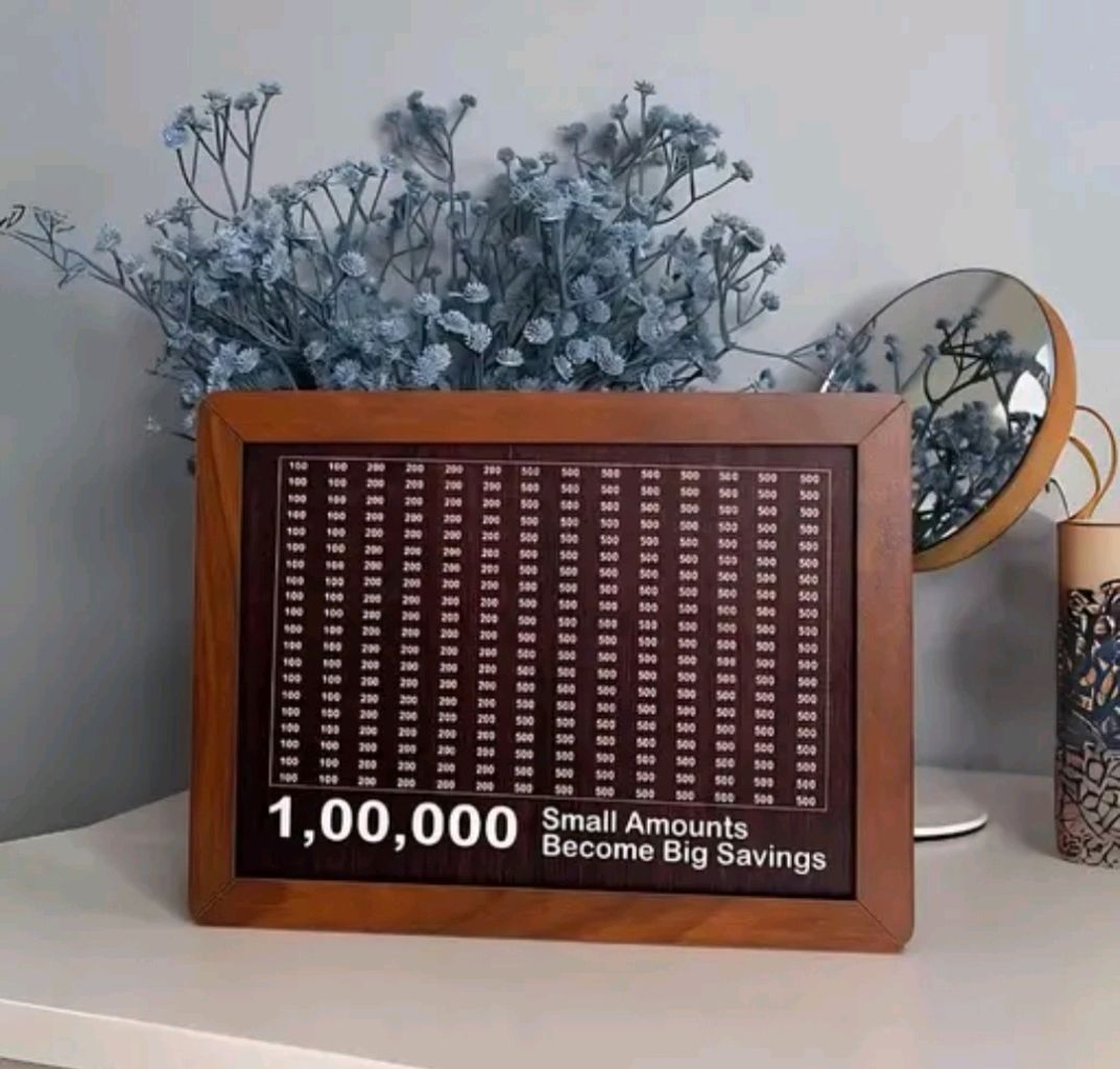 1 Lac Savings Challenge Piggy Bank