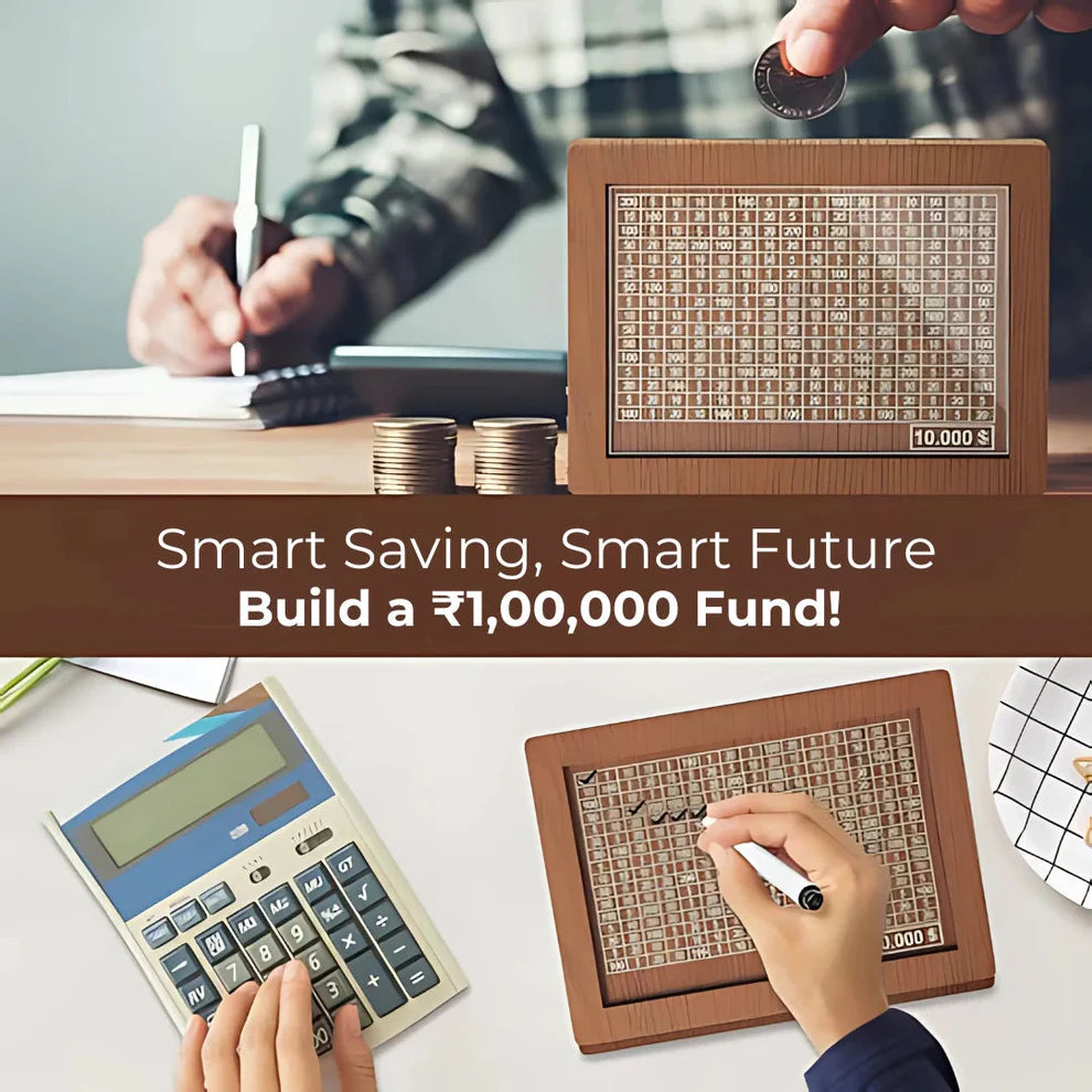 1 Lac Savings Challenge Piggy Bank