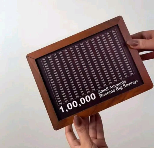 1 Lac Savings Challenge Piggy Bank