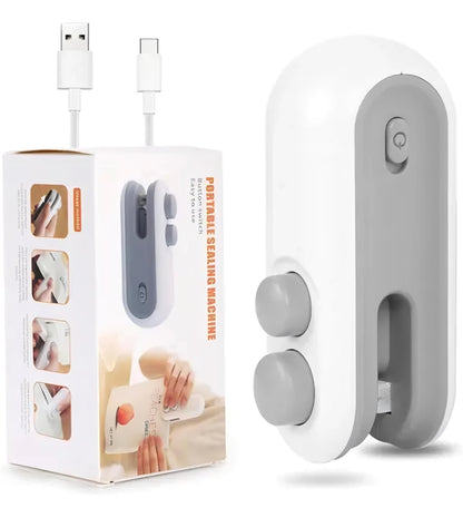 Mini Sealing Machine 2 in 1 USB Rechargeable
